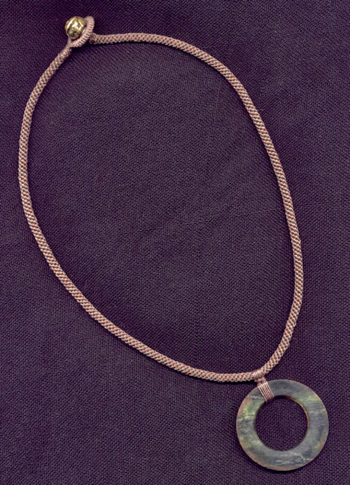 Katie Singer's Jewelry - jade burial bead necklace