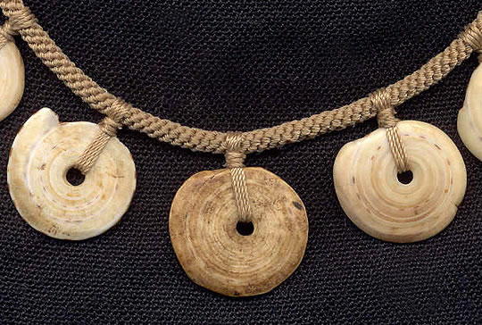Katie Singer's Jewelry - New Guinea kwali shell necklace
