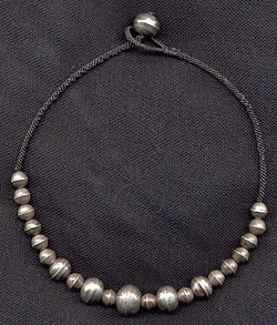 Katie Singer's Jewelry - old Navajo silver bead necklace
