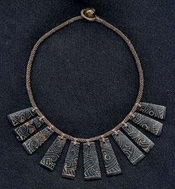 Katie Singer's Jewelry - New Guinea turtle shell necklace